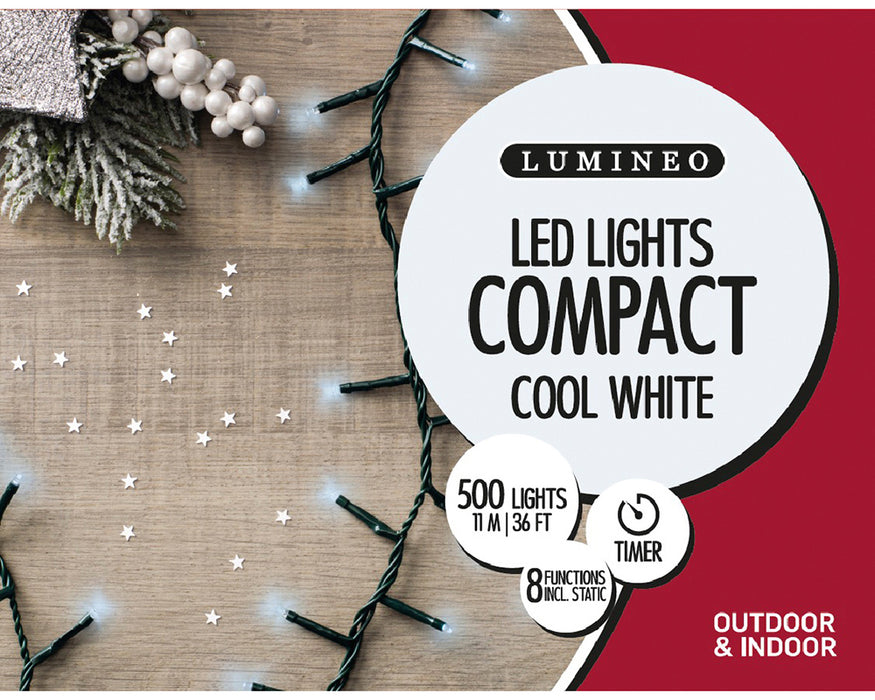 Kaemingk LED Compact Lights - Cool White (L.1100Cm)