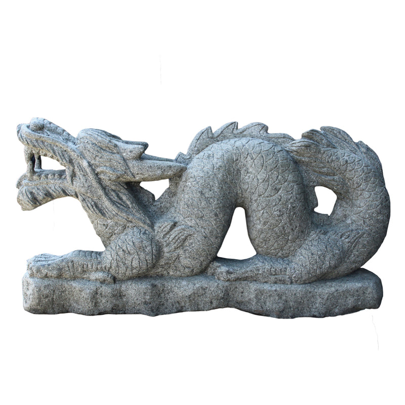 Luck Dragon Natural Basanite Stone 110cm