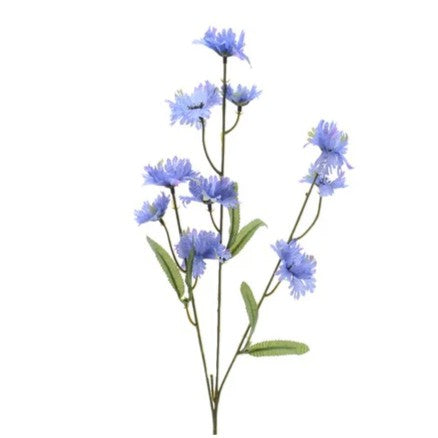 Kaemingk Cornflower Cornflower On Stem Polyester