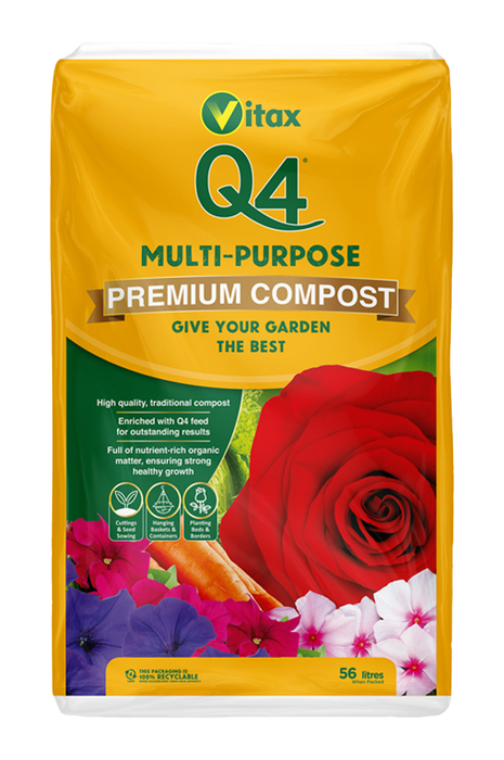 Vitax Q4 Multi-Purpose Premium Compost 56L