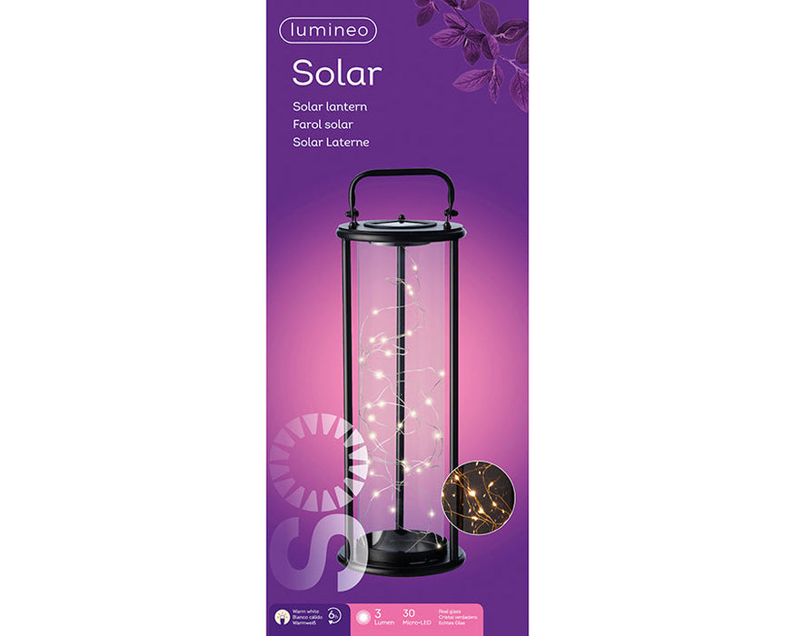Kaemingk Robus Solar Lantern Iron H42Cm
