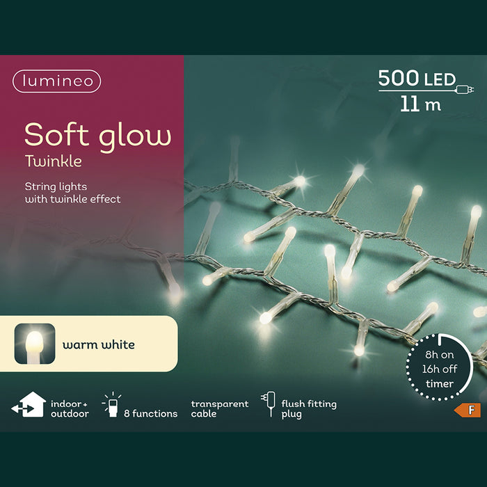 Kaemingk LED Warm White Glow Twinkle Effect (1100cm)