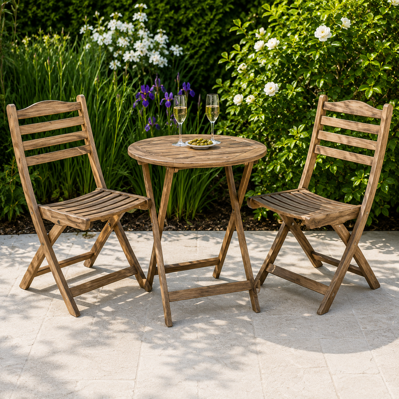 Alexander Rose Sherwood Folding Tea for Two Set EX DISPLAY