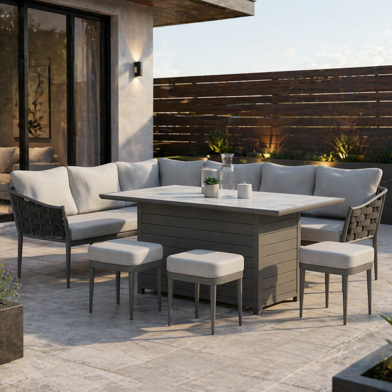 Alexander Rose Torino Rectangular Casual Dining Set - EX-DISPLAY