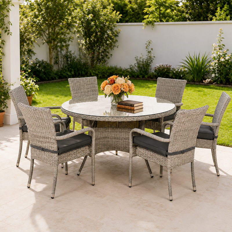 Amadora 6 Seater Dining Set