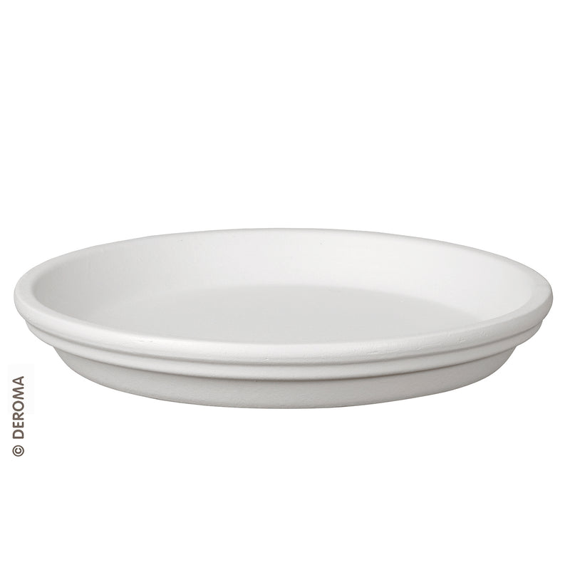 Deroma Saucer Round Waterproof cm.19 White