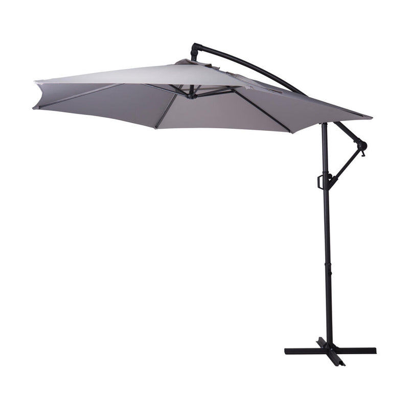 Koopman Hanging Umbrella 3m Light Grey