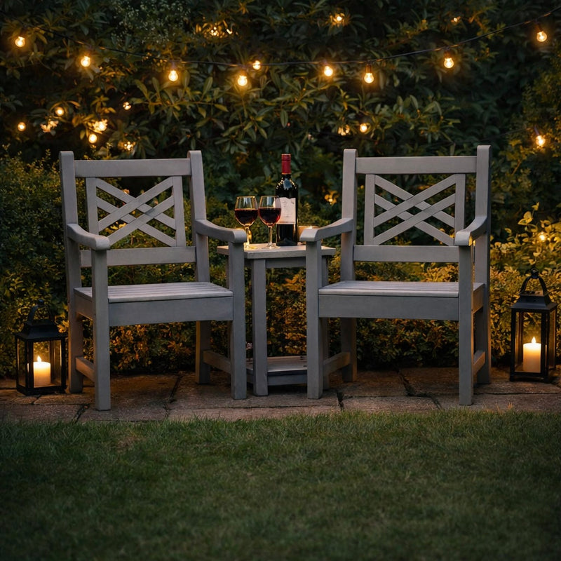 Kirby Love Seat - Stone Grey