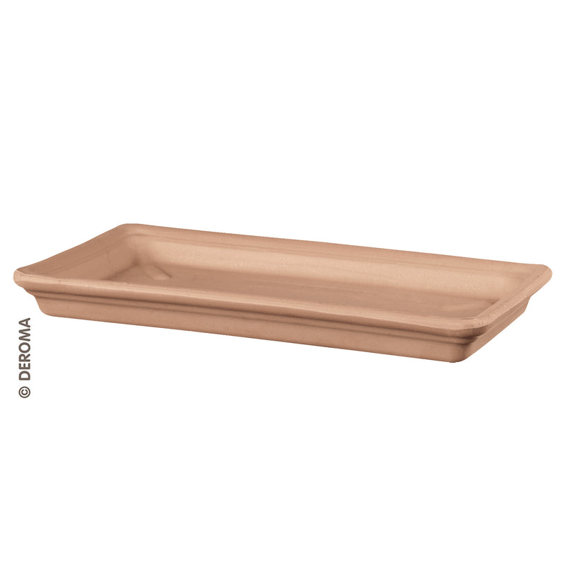 Deroma Saucer Rectangular Waterproof 51cm Cotto