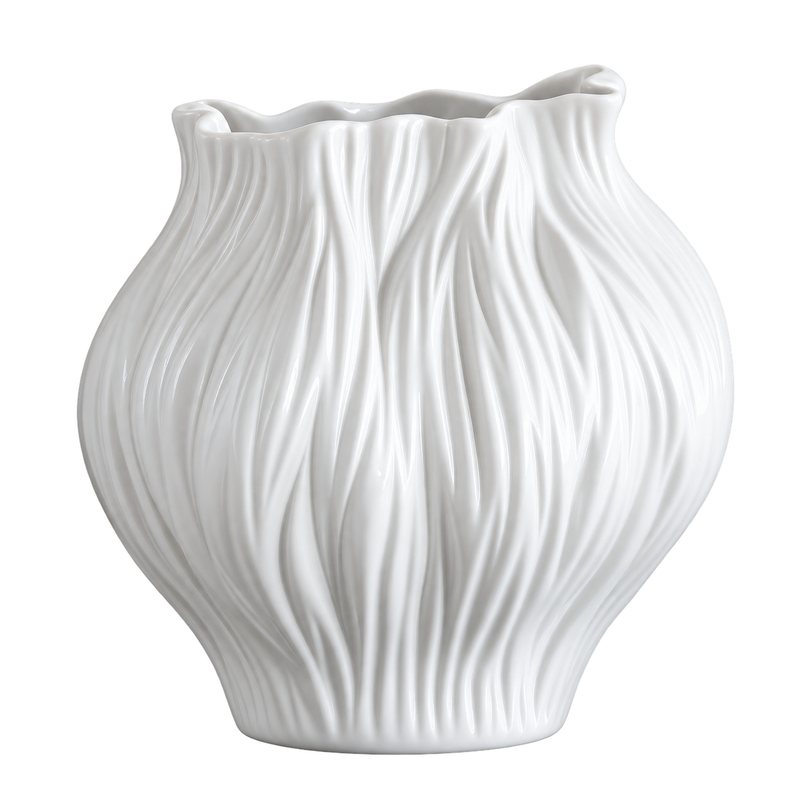 Gallery Flora Vase Medium White 210x190x210mm White