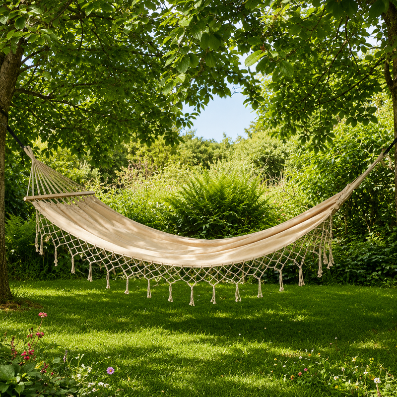 Kaemingk Hammock Polyester Cotton Sand