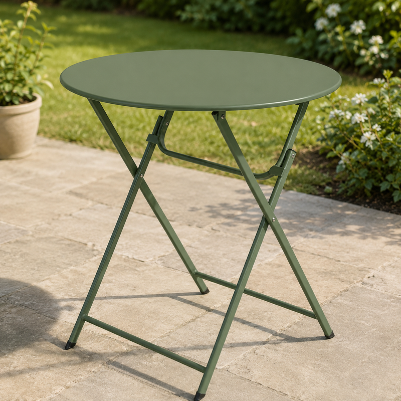 Koopman 60cm Foldable Table - Matt Green