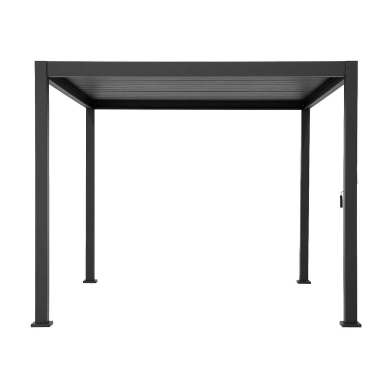 NOVA Titan Aluminium Pergola in Graphite Grey - 3.6m x 3.0m Free Standing