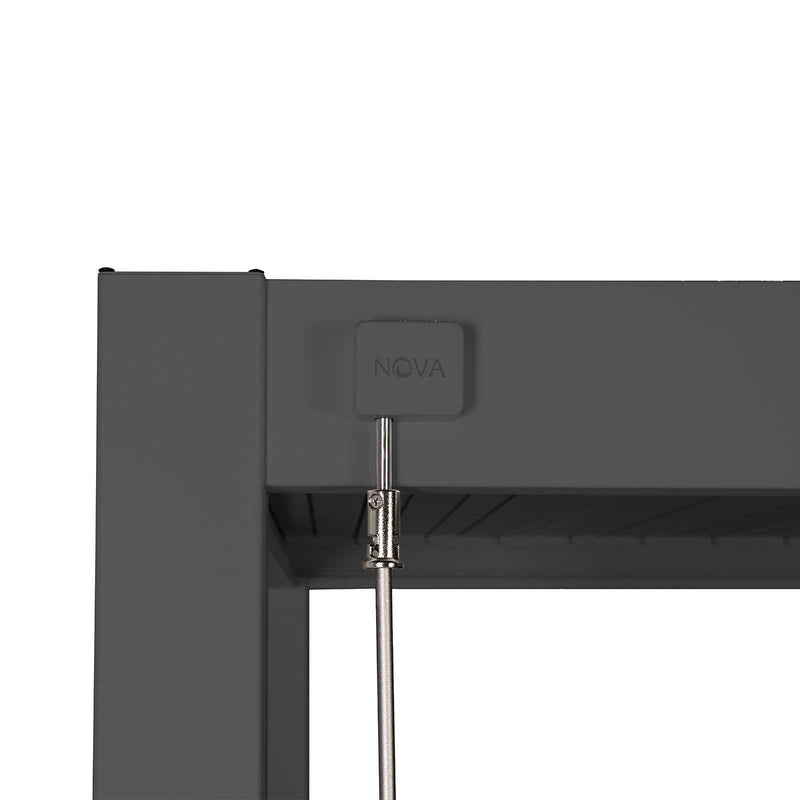 NOVA Titan Aluminium Pergola in Graphite Grey - 6.0m x 3.0m Free Standing