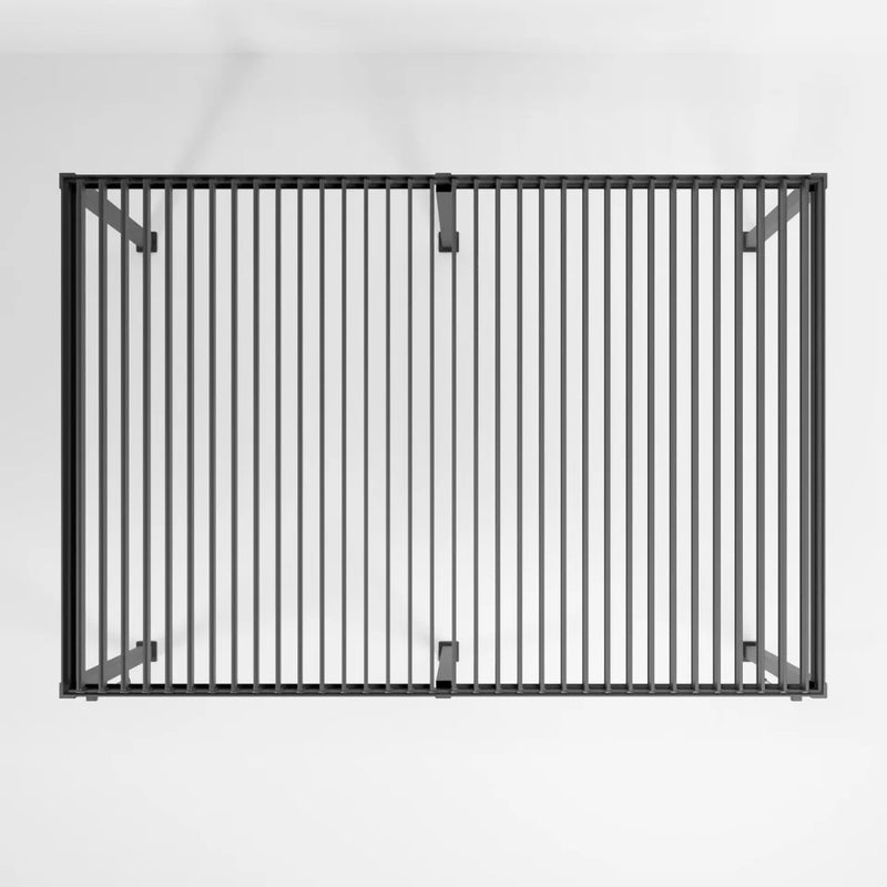 NOVA Titan Aluminium Pergola in Graphite Grey - 5.3m x 3.0m Free Standing