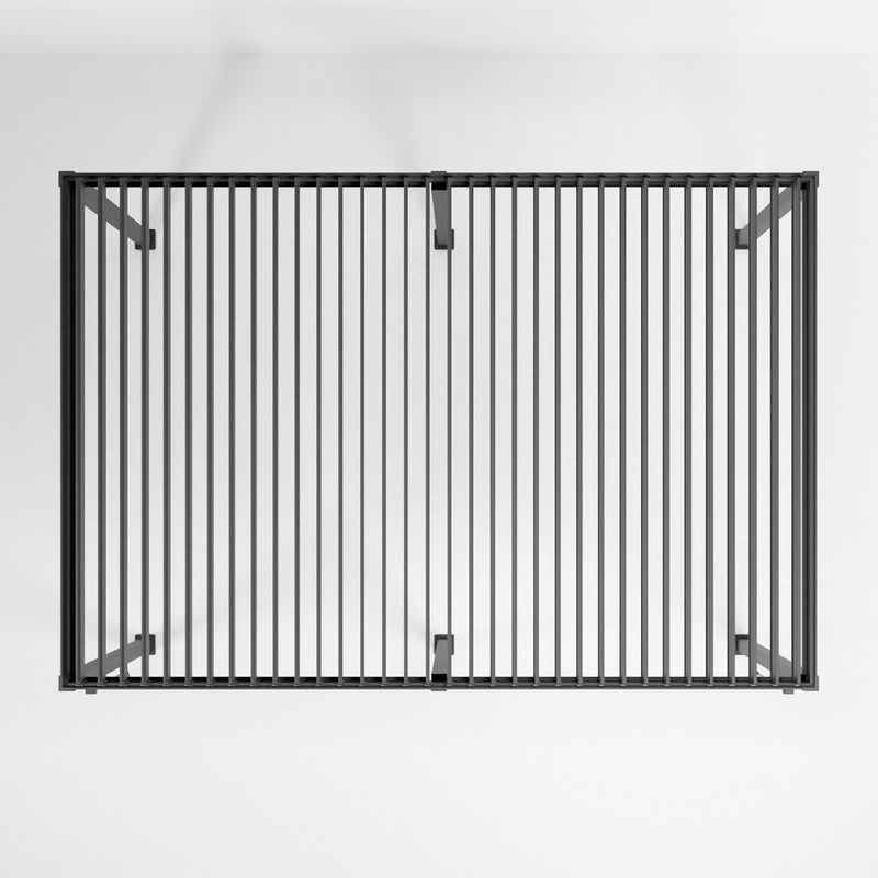 NOVA Titan Aluminium Pergola in Graphite Grey - 5.3m x 3.6m Free Standing