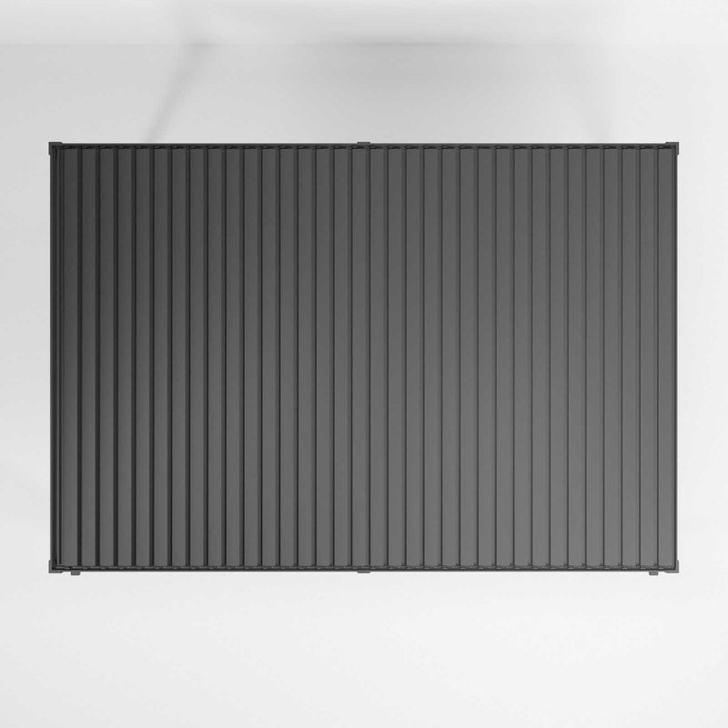 NOVA Titan Aluminium Pergola in Graphite Grey - 5.3m x 3.6m Free Standing