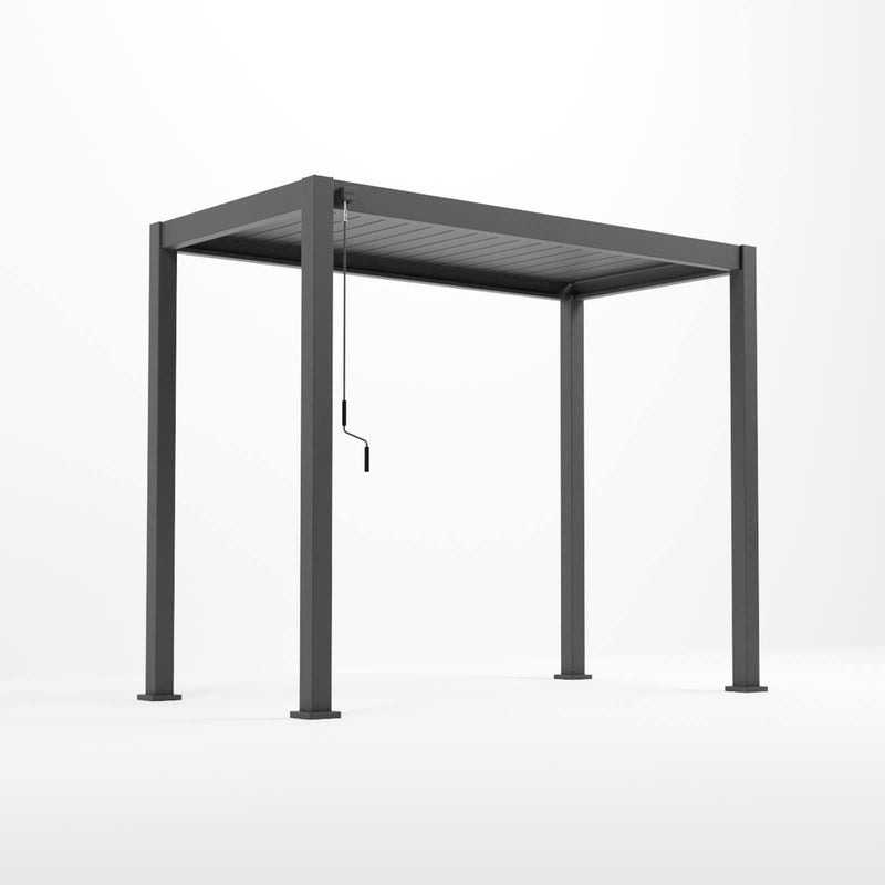 NOVA Titan Aluminium Pergola in Graphite Grey