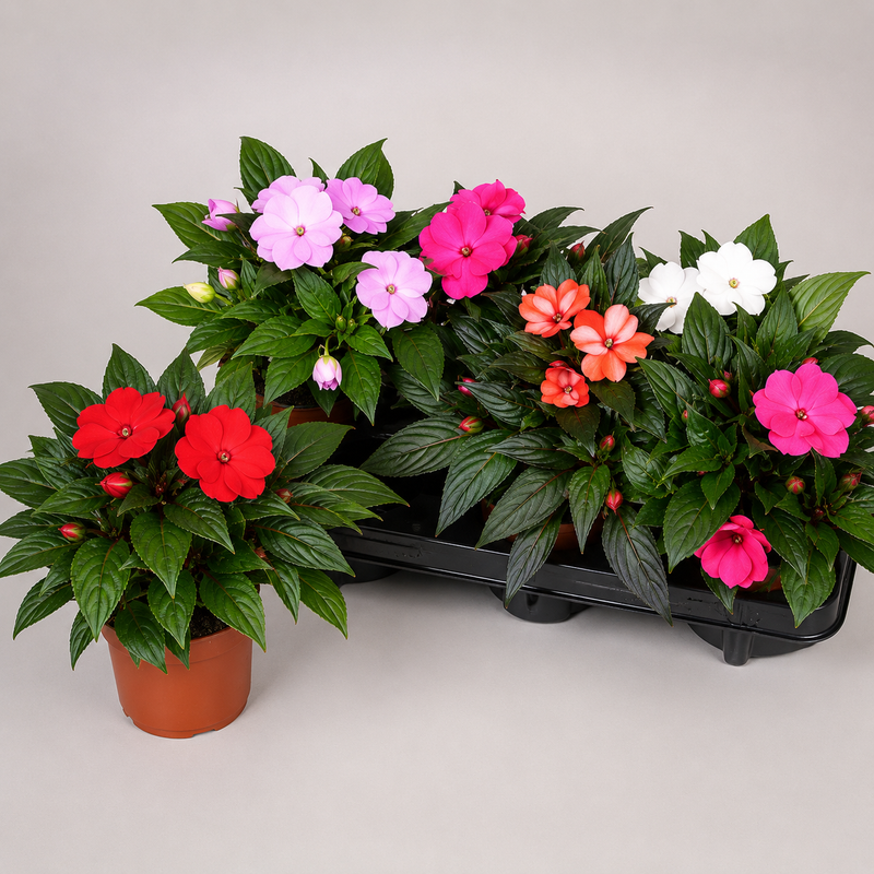 New Guinea - 8 Plants - Mixed Tray