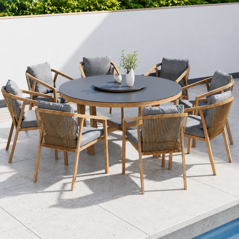 Royal Garden - Kanto Round 8 Seater Set