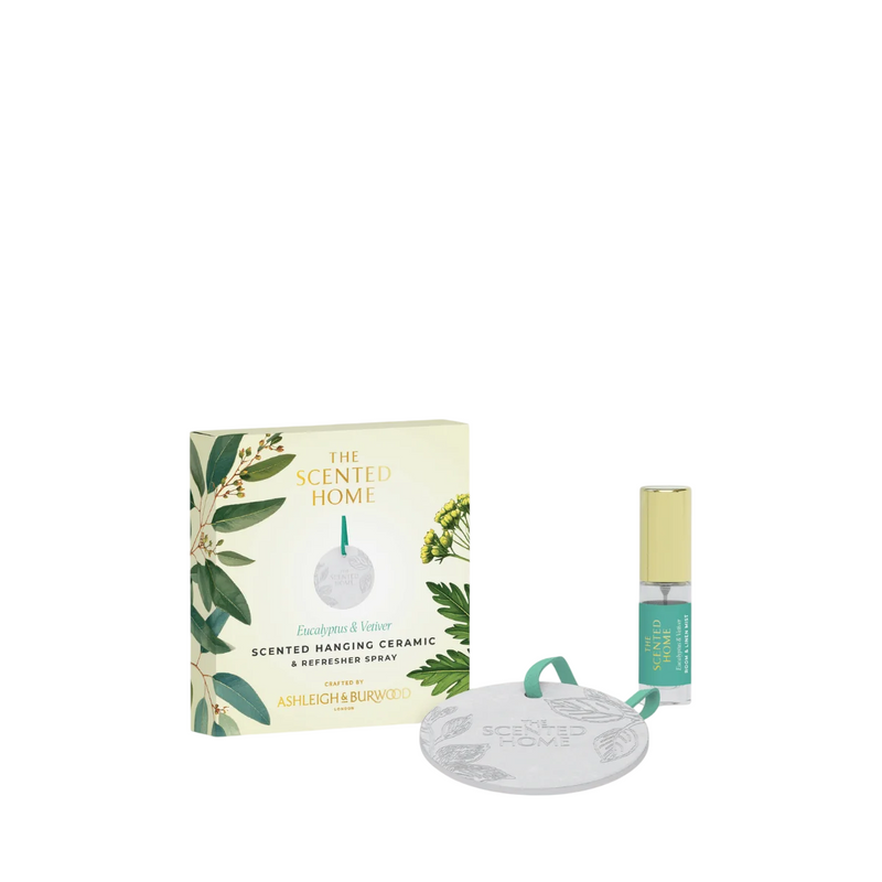 Ashleigh & Burwood Eucalyptus & Vetiver Scented Ceramic & Spray