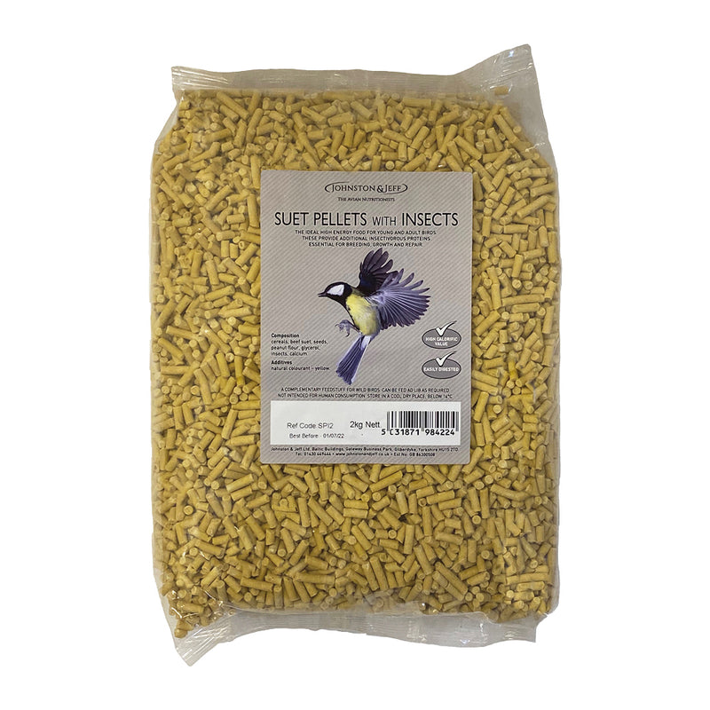 Johnston & Jeff Suet Pellets with Insects 2kg