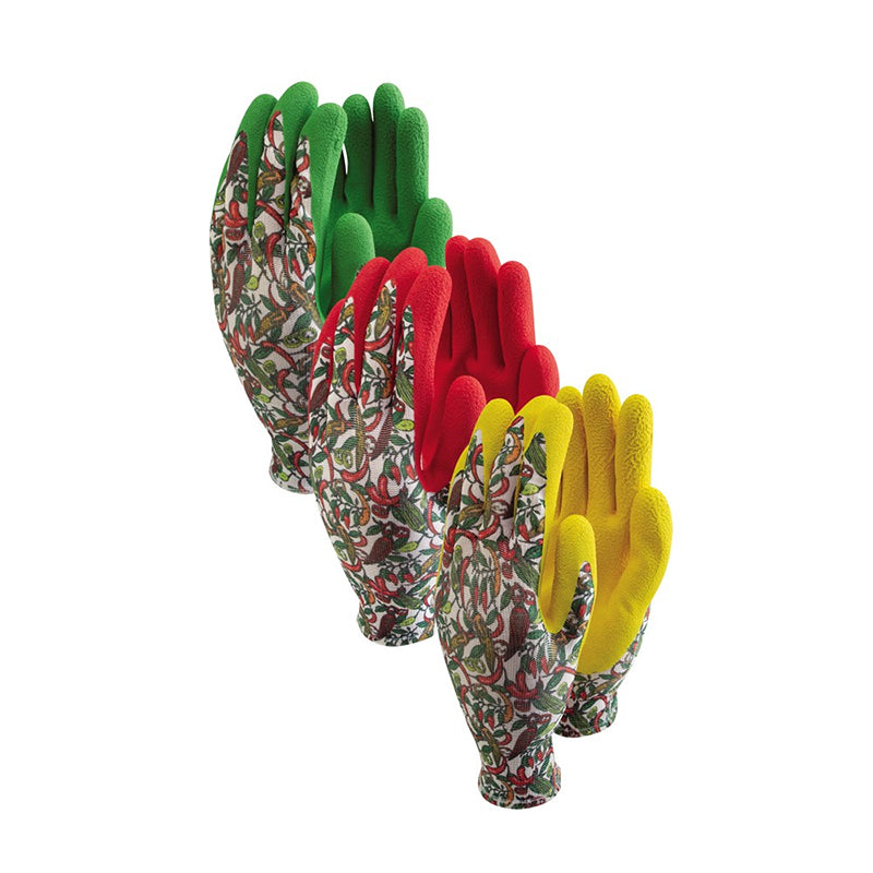 TOWN & COUNTRY Chilli Flexigrip Gloves 3pk Medium