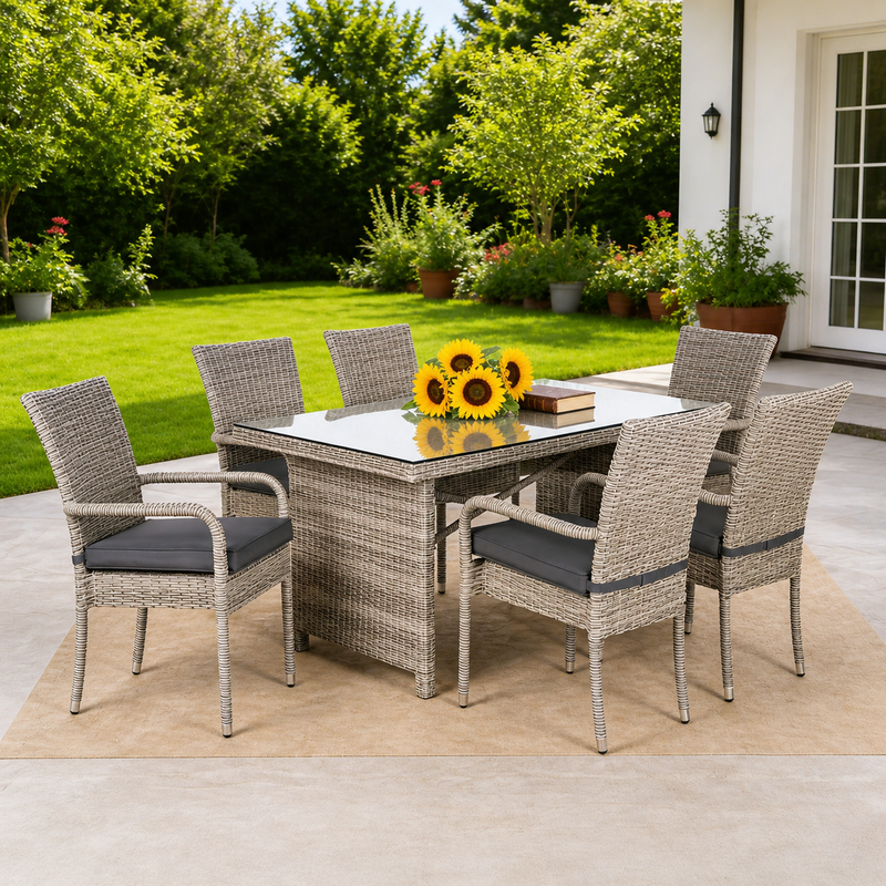 Truro 6 Seater Dining Set
