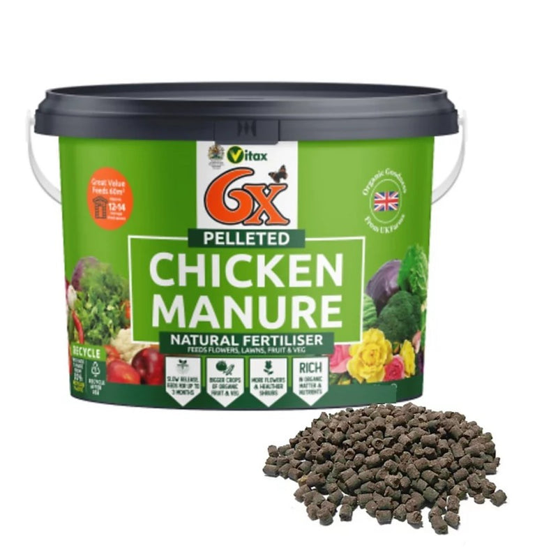 Vitax 6X Pelleted Chicken Fertiliser 7kg