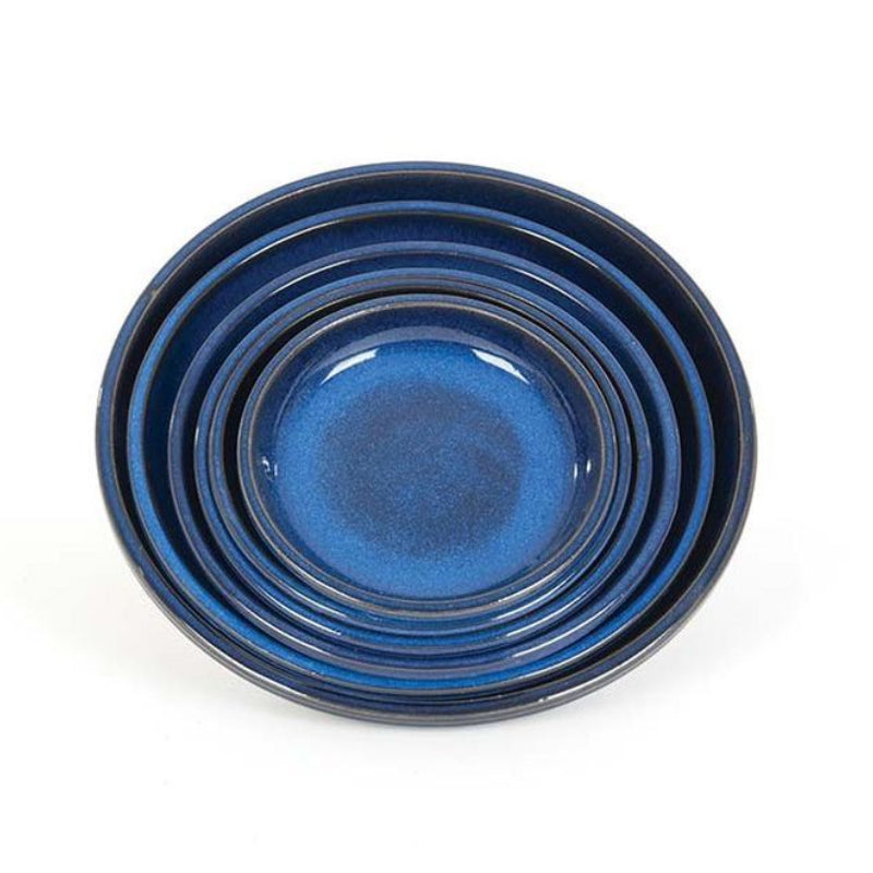 Woodlodge 36cm Blossom Blue Saucer
