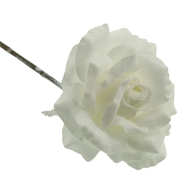 Sage Décor 42cm Frosted Rose Stem