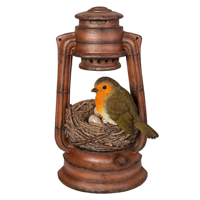 Vivid Arts Robin Nest In Lantern D