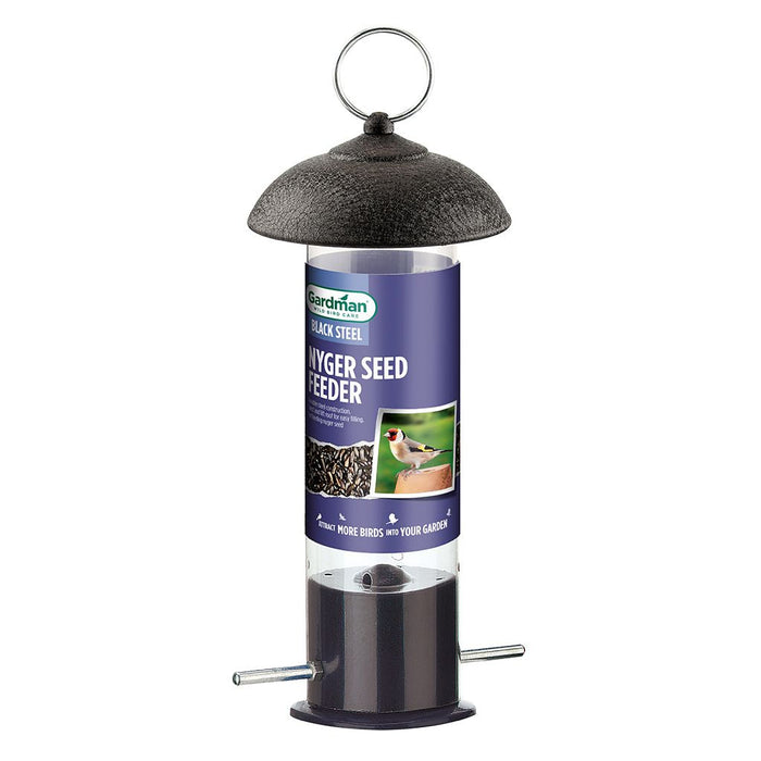 Gardman Gm Black Steel Nyjer Seed Feeder