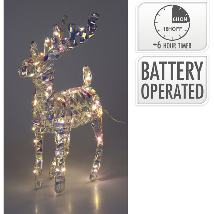 Koopman LED Reindeer Rainbow  (37cm)