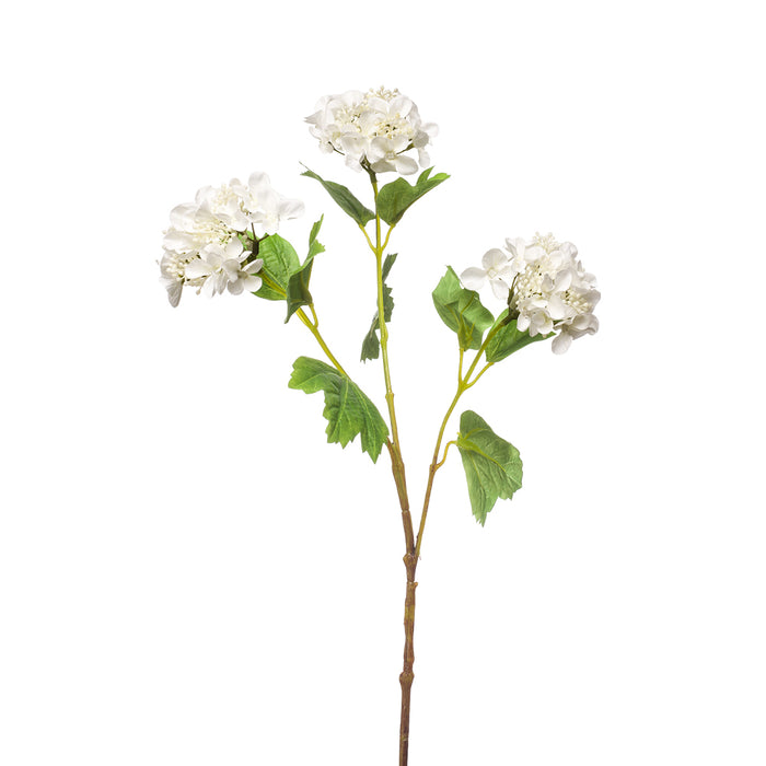 Emerald Viburnum Spray X3 White 82cm