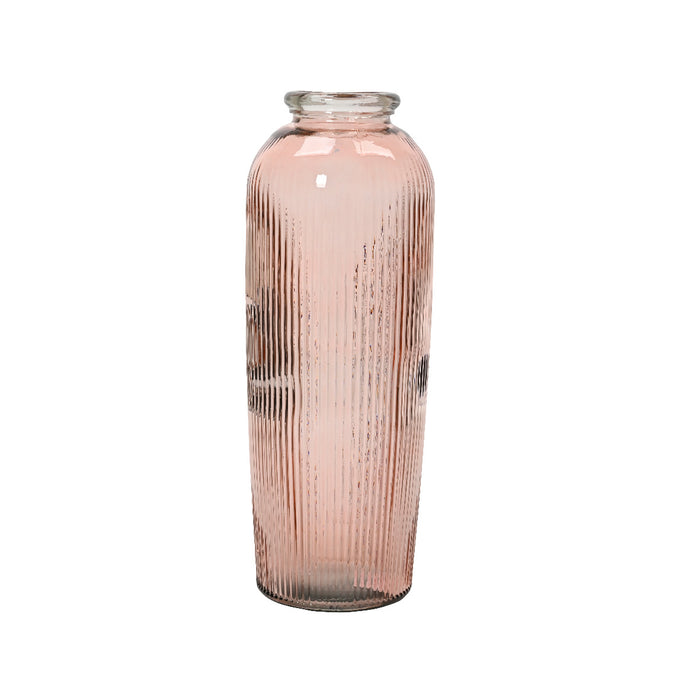 Kaemingk Pink Vase Recycled Glass