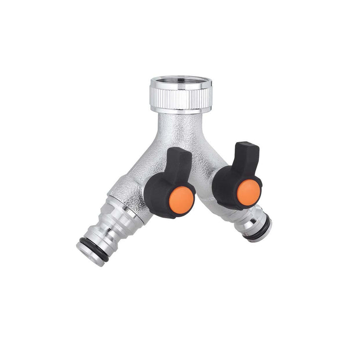 Claber Adjustable Two-Way Tap Connector