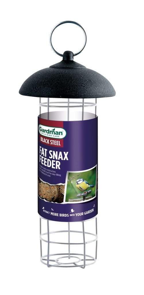 Gardman Black Steel Fat Snax Feeder