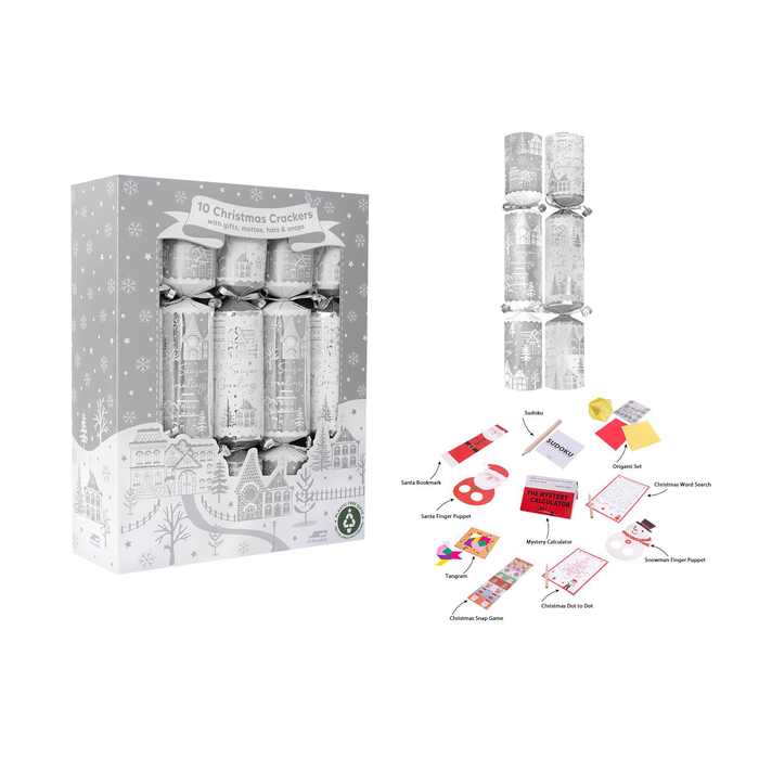 RSW 10 Family Silver 12" Crackers Houses