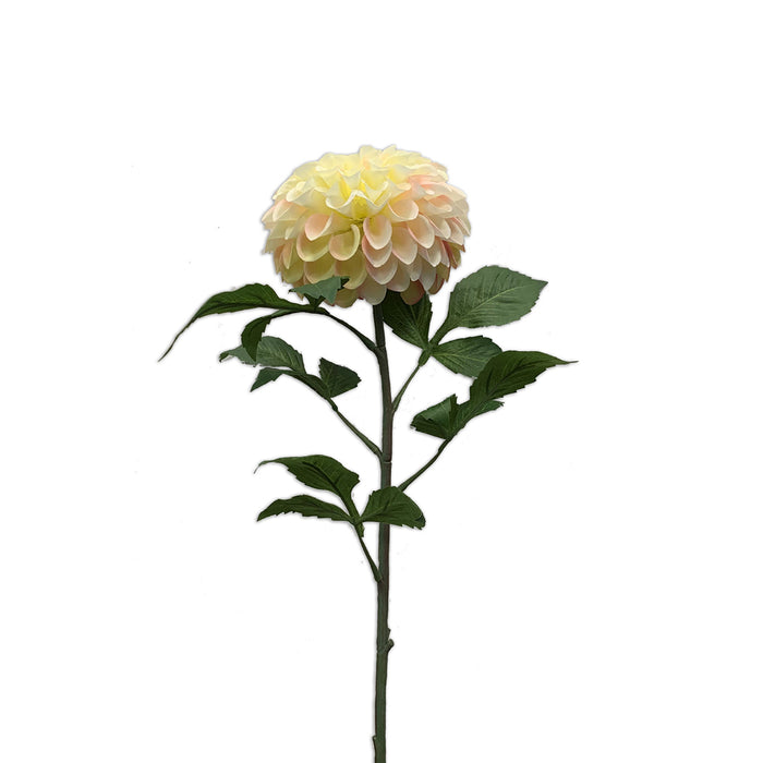 EEG Dahlia Pompom Spray Cream/Pink 74cm