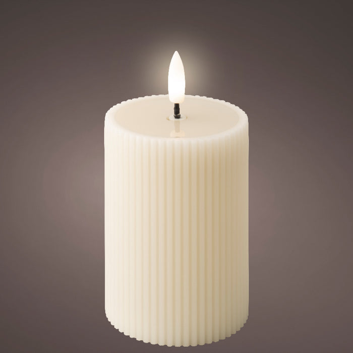Kaemingk LED Wick Cream Wax Candle (13cm)
