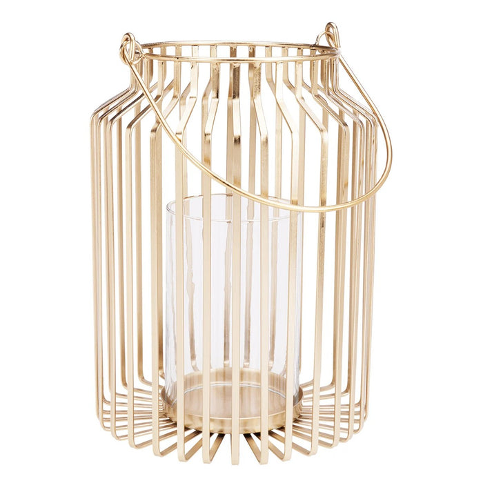 Koopman Lantern 20X29Cm Gold