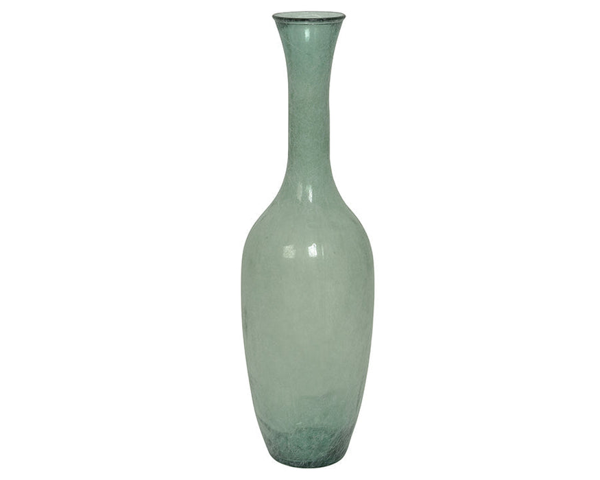 Kaemingk Recycled Glass Vase Light Green H100Cm