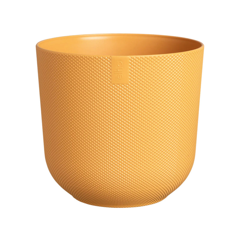 Elho Jazz Round 19cm - Amber Yellow
