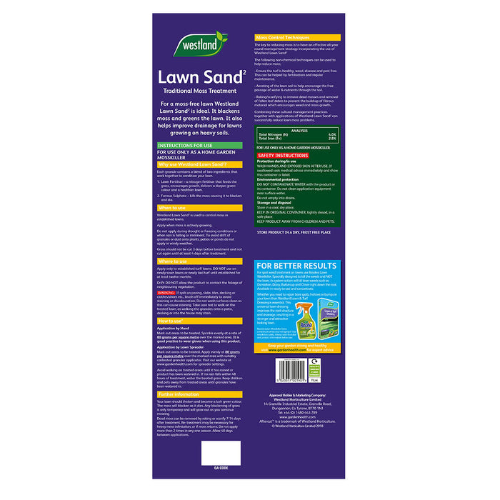 Westland Lawn Sand 200m2