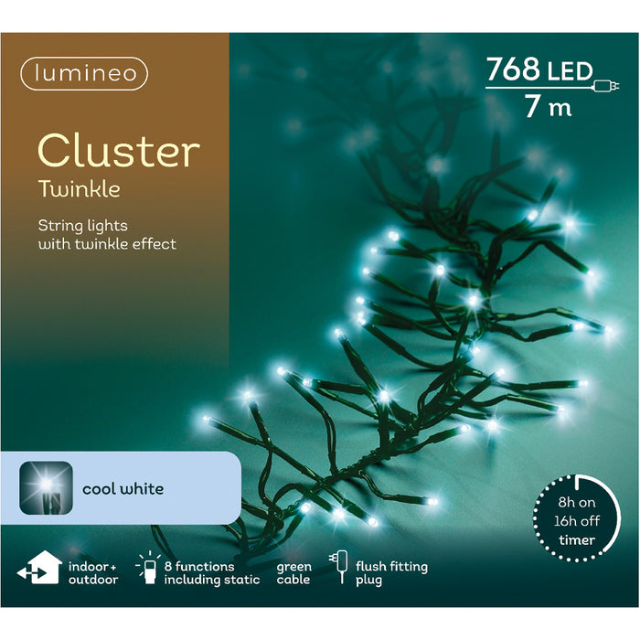 Kaemingk LED Cluster Lights - Cool White (L.700Cm)