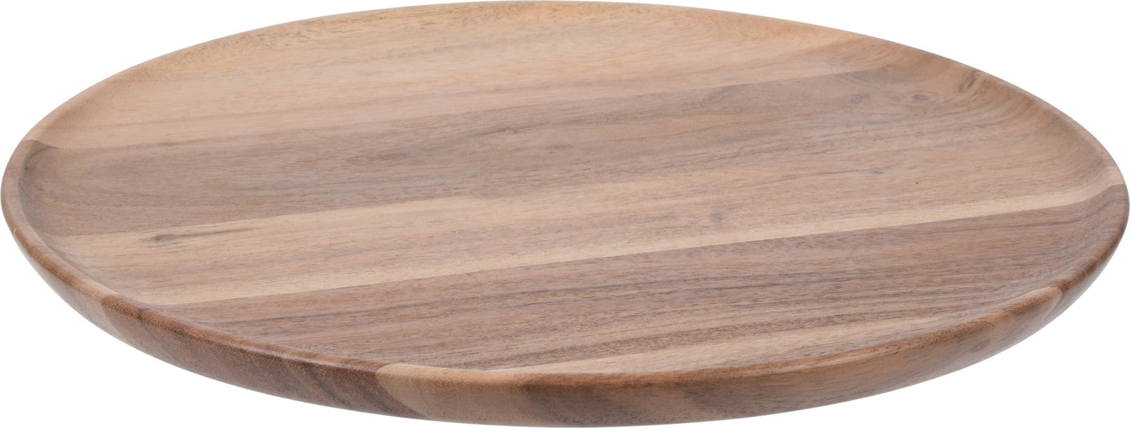 Candle Plate Round Acacia Wood 280mm