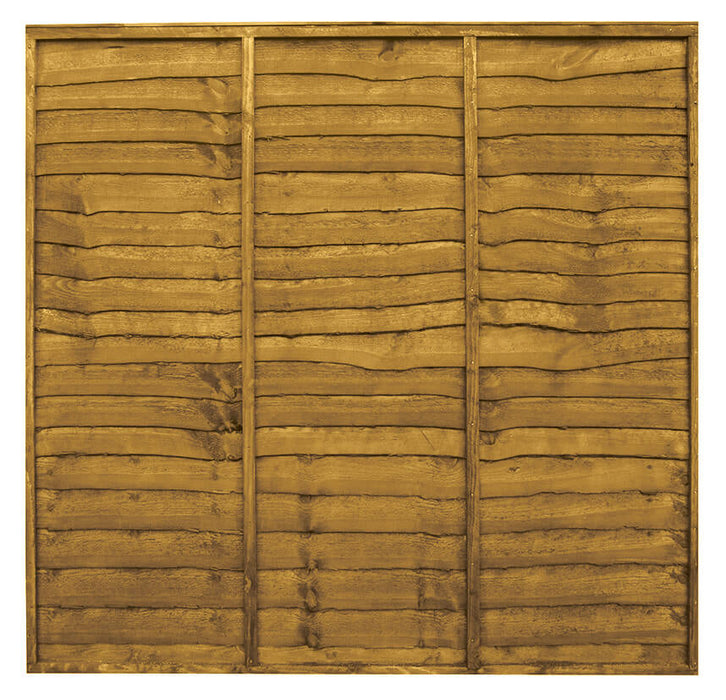 Zest Pressure Treated Waney Lap Fencing 1.830M X 1.220M