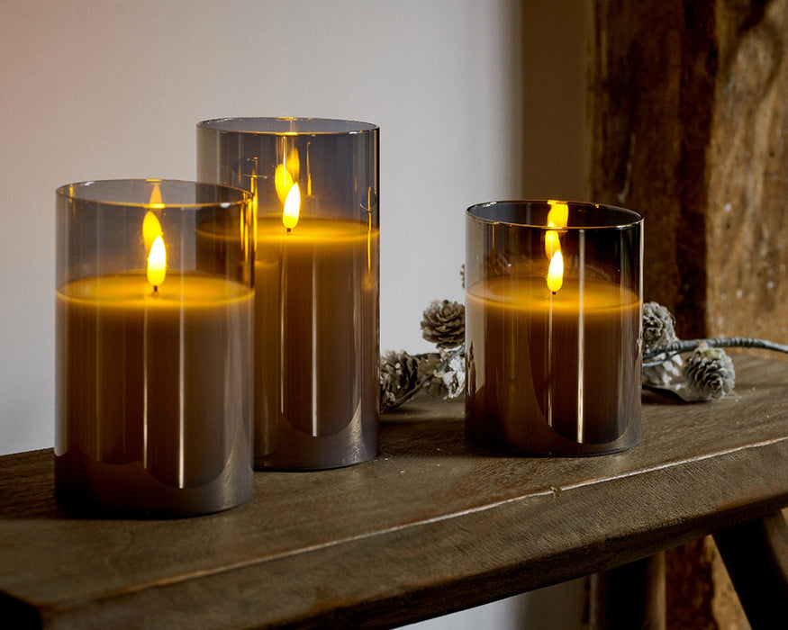 Kaemingk LED Wick Candle Set Of 3