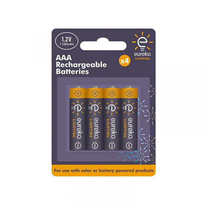 Eureka Rechargeable AAA Batteries (4 pack)
